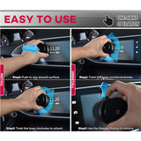 Car Phone Holder, Upgraded 360Adjustable Vacuum Suction 20X  Magnets